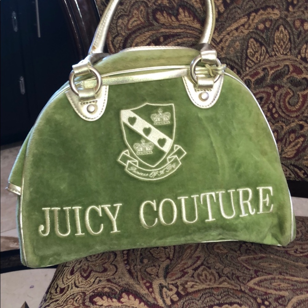 Green vintage juicy couture purse